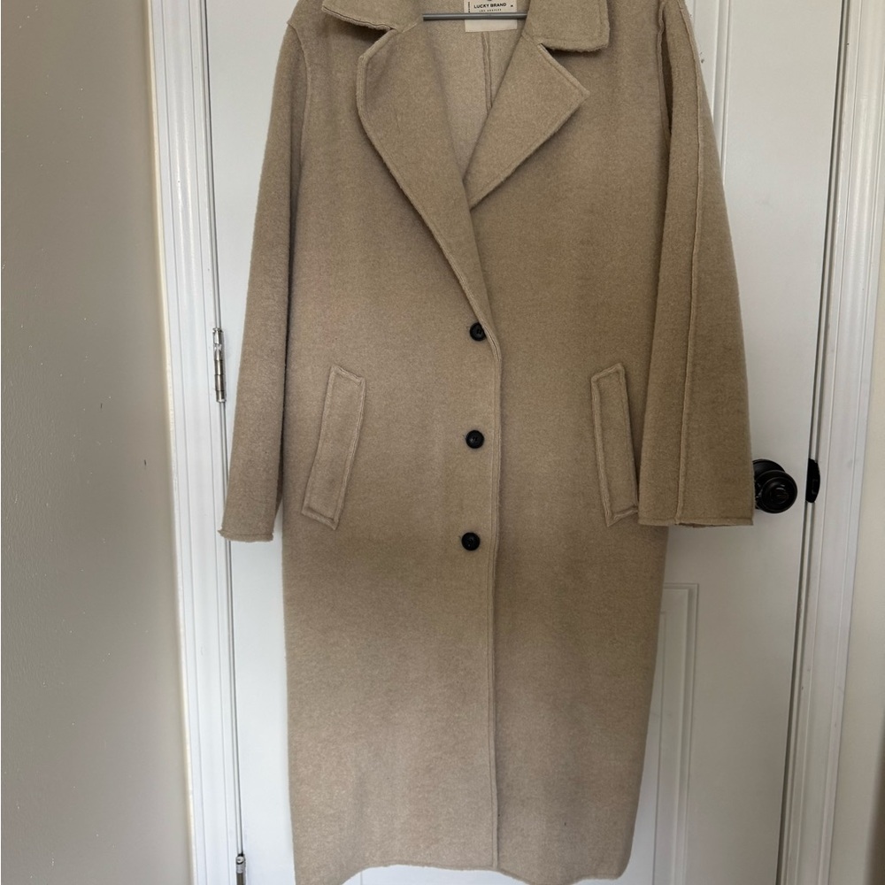 Lucky Brand Beige Trench Coat